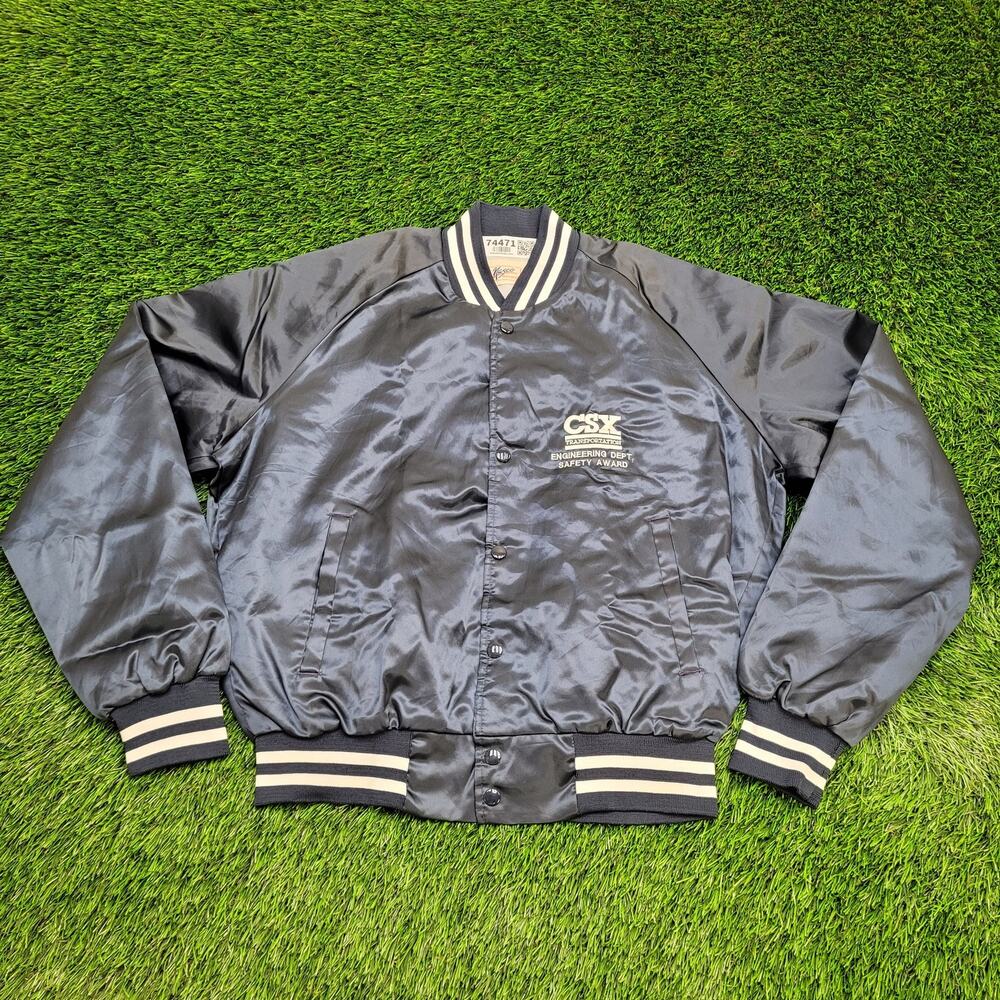 Vintage 80s Funny Naughty Jacket Large 23x24 Bomber USA